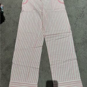 Victoria's Secret Pink Striped Pajama Pants